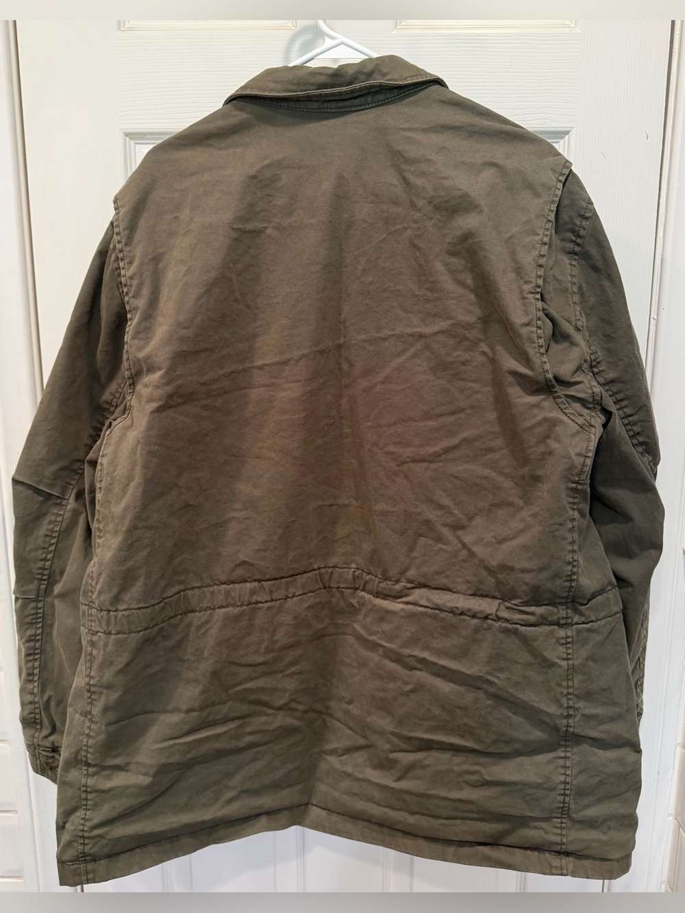 Gap Men’s XL Fatigue Utility Jacket Deep Green Military Field Jacket - Picture 3 of 8